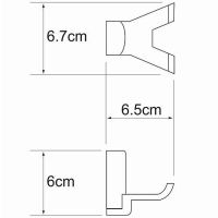 Товар: Двойной крючок WasserKRAFT Exter Светлая бронза арт-K-5223D - фото 3 Двойной крючок WasserKRAFT Exter Светлая бронза арт-K-5223D — фото 3, Крючки для полотенец