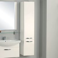 Товар: Шкаф пенал Aquaton Ария 1A134403AA010 подвесной Белый - фото 3 Шкаф пенал Aquaton Ария 1A134403AA010 подвесной Белый — фото 3, Мебель для ванной