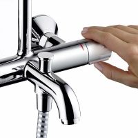 Товар: Душевая система Hansgrohe Vernis Blend Showerpipe 26274000 с термостатом Хром - фото 4 Душевая система Hansgrohe Vernis Blend Showerpipe 26274000 с термостатом Хром — фото 4, Душевые стойки
