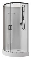 Душевая кабина Aquanet Passion EVO R Black 90х90 267256 без гидромассажа — фото 3, Душевые кабины