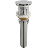 Донный клапан WellWant WWSD2000M click-clack Хром — фото 1, Донные клапаны