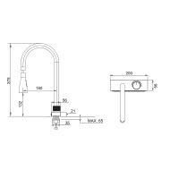 Смеситель для кухни Ростовская Мануфактура Сантехники SUS130-017F-2 Нержавеющая сталь — фото 5, Смесители