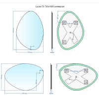 Зеркало Silver Mirrors Lucas TX 70 LED-00002970 с подсветкой с бесконтактным выключателем — фото 29, Зеркала в ванную комнату