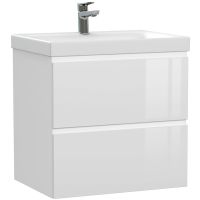 Тумба под раковину Cersanit Moduo 60 64140 подвесная Белая — фото 1, Тумбы под раковину