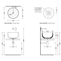 Товар: Раковина-чаша Flaminia Saltodacqua 42 SD42L Белая - фото 3 Раковина-чаша Flaminia Saltodacqua 42 SD42L Белая — фото 3, Раковины