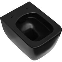 Унитаз Allen Brau Liberty 2 4.33007.31 подвесной Черный матовый без сиденья — фото 18, Подвесные унитазы