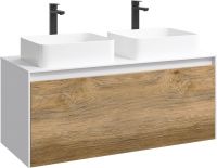 Товар: Корпус тумбы под раковину Aqwella 5 Stars Mobi 120 MOB0112W подвесной Белый - фото 3 Корпус тумбы под раковину Aqwella 5 Stars Mobi 120 MOB0112W подвесной Белый — фото 3, Тумбы под раковину