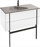 Тумба под раковину Jacob Delafon Nouvelle Vague 100 EB3032-G1C подвесная Белый лак — фото 2, Тумбы под раковину