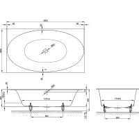 Товар: Стальная ванна Bette Eve 180x100 6042-000 PLUS с шумоизоляцией и антигрязевым покрытием - фото 5 Стальная ванна Bette Eve 180x100 6042-000 PLUS с шумоизоляцией и антигрязевым покрытием — фото 5, Ванны