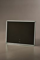 Зеркало Sintesi Armadio 80 SIN-SPEC-ARMADIO-CROMO-80 с подсветкой Хром матовый с сенсорным выключателем — фото 7, Зеркала в ванную комнату