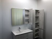 Зеркальный шкаф Comforty Бремен 90 00004142374 Дуб белый — фото 8, Зеркальные шкафы в ванную