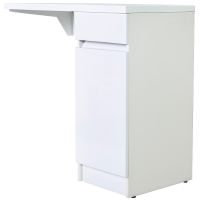 Тумба с раковиной Orange Optima 100 OPK-40TUW+RAR Белый глянец — фото 2, Тумбы с раковиной