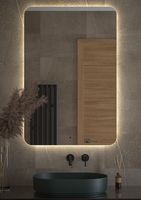 Зеркало Defesto Opti 80x120 DF 2810R с подсветкой 38W-4500К/ИК - выключатель/Нейтральный белый свет — фото 2, Мебель для ванной