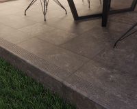 Ступень угловая Ceramika Paradyz Ilario Brown Stopnica Narozna с насечками 30х30см — фото 2, Ступени и клинкер