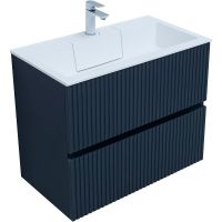 Тумба под раковину Aquanet Джейн 80 313302 подвесная Маренго — фото 5, Тумбы под раковину