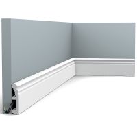 Плинтус Orac Decor SX195 2000x80x19 мм — фото 1, Плинтуса напольные