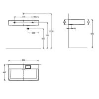 Товар: Раковина Kerama Marazzi Logica 90 LO.wb.90.0 Белая глянцевая - фото 5 Раковина Kerama Marazzi Logica 90 LO.wb.90.0 Белая глянцевая — фото 5, Раковины подвесные