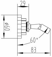 Держатель ручного душа ZorG Antic AZR G1 BR Бронза — фото 2, Душевое оборудование. Душевая программа