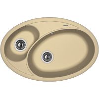 Кухонная мойка Florentina Селена-780 20.265.E0780.306 Капучино — фото 1, Кухонные мойки