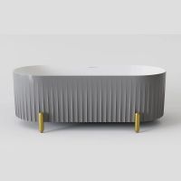 Товар: Акриловая ванна Black&White Swan SB310 Grey 170x78 310SBGR Серая матовая Белая глянцевая без гидромассажа - фото 2 Акриловая ванна Black&White Swan SB310 Grey 170x78 310SBGR Серая матовая Белая глянцевая без гидромассажа — фото 2, Ванны