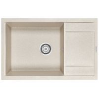 Кухонная мойка Paulmark Flugen 60 PM317850-BE Бежевая — фото 1, Кухонные мойки