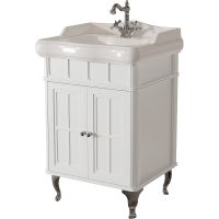 Тумба под раковину Caprigo Borgo 60 33410-B231 Белая матовая — фото 1, Мебель для ванной