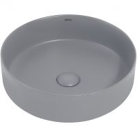 Раковина-чаша Abber Bequem 40 AC2109MG Серая матовая — фото 1, Раковины накладные