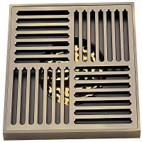 Товар: Душевой трап Gappo G81501-4 с решеткой Бронза - фото 11 Душевой трап Gappo G81501-4 с решеткой Бронза — фото 11, Трапы для душа