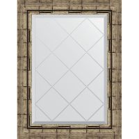 Товар: Зеркало Evoform Exclusive-G 71х53 BY 4007 с гравировкой в багетной раме - Серебряный бамбук 73 мм - фото 1 Зеркало Evoform Exclusive-G 71х53 BY 4007 с гравировкой в багетной раме - Серебряный бамбук 73 мм — фото 1, Мебель для ванной