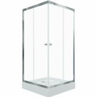 Душевой уголок Triton Вента-Хром 100х80 Щ0000049617 профиль Хром стекло прозрачное — фото 1, Душевые уголки