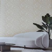 Обои Andrea Rossi Gavi 54378-7 Винил на флизелине (1,06*10) Розовый, Листья — фото 4, Обои для стен