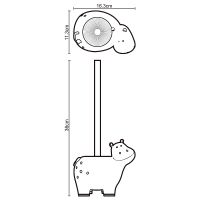Ершик для унитаза WasserKRAFT Lippe Голубой арт-K-8127 — фото 3, Ершики для унитаза