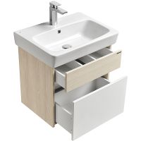 Тумба под раковину Aquaton Верди PRO 60 1A206701VDAV0 подвесная Белый Ясень фабрик — фото 3, Тумбы под раковину