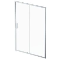 Душевая дверь AM.PM Gem 150 W90G-150-1-195MT профиль Хром матовый стекло прозрачное — фото 1, Раздвижные душевые двери