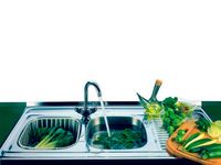 Кухонная мойка Alveus Classic 100 NAT-60 1200x600 L 1009084 Натуральная сталь — фото 3, Кухонные мойки