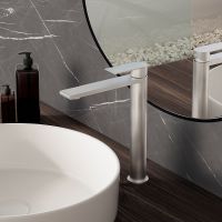 Смеситель для раковины Vincea Vogue (SS) Брашированный никель арт-VBF-2VS2BN — фото 2, Смесители для раковины