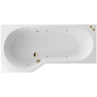 Акриловая ванна Excellent Be Spot 160x80 L WAEX.BSL16.SOFT.BR с гидромассажем — фото 1, Ванны