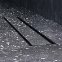 Товар: Душевой лоток AM.PM MasterFlow 50 W01SC-U11-050-04BM с Черной матовой решеткой / под плитку Tile - фото 14 Душевой лоток AM.PM MasterFlow 50 W01SC-U11-050-04BM с Черной матовой решеткой / под плитку Tile — фото 14, Душевые лотки