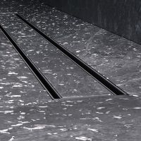 Душевой лоток AM.PM MasterFlow 80 W01SC-U11-080-04BM с Черной матовой решеткой / под плитку Tile — фото 14, Душевые лотки