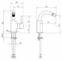 Товар: Смеситель для биде Migliore Fortis 31543 (18646) Хром - фото 2 Смеситель для биде Migliore Fortis 31543 (18646) Хром — фото 2, Смесители