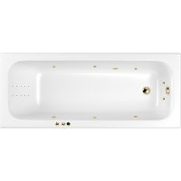 Акриловая ванна Whitecross Vibe 170x70 0105.170070.100.SMARTNANO.GL с гидромассажем — фото 1, Ванны