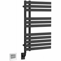 Электрический полотенцесушитель Boheme Venturo 721-B Черный матовый — фото 1, Электрические полотенцесушители