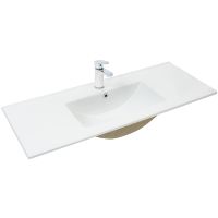 Раковина WeltWasser Deilbach 7517 100 10000005586 Белый глянец — фото 1, Раковины встраиваемые сверху