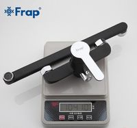 Товар: Смеситель для ванны Frap H42 F2242 универсальный Черный матовый Хром - фото 5 Смеситель для ванны Frap H42 F2242 универсальный Черный матовый Хром — фото 5, Смесители