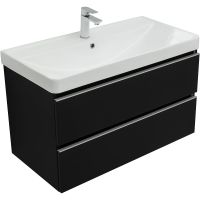 Товар: Тумба под раковину Aquanet Вега 90 329598 подвесная Черная - фото 6 Тумба под раковину Aquanet Вега 90 329598 подвесная Черная — фото 6, Тумбы под раковину