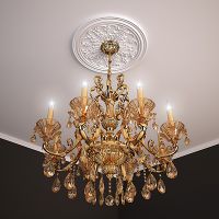 Розетка потолочная Европласт 1.56.034 512x49x512 мм — фото 2, Колонны