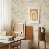 Обои Prima Italiana Arte Bella 80337 Винил на флизелине (1,06*10) Бежевый/Коричневый, Мрамор/Штукатурка — фото 2, Обои для стен