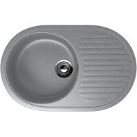 Кухонная мойка Ulgran Classic U-107-342 Графит — фото 1, Кухонные мойки