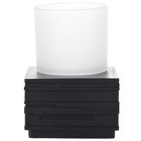 Стакан для зубных щеток Ridder Brick 22150110 Черный — фото 1, Стаканы для зубных щеток