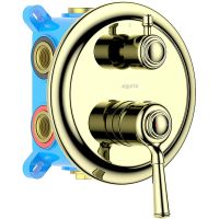 Смеситель для душа Aquatek Классик AQ1547PG Полированное золото — фото 1, Смеситель для душа